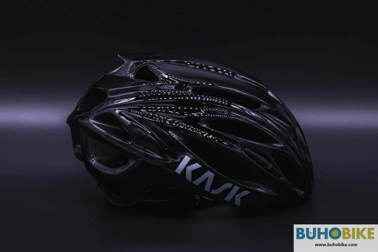 CASCO BICICLETA KASK RAPIDO NEG-NEG ORIGINAL - Imagen 5