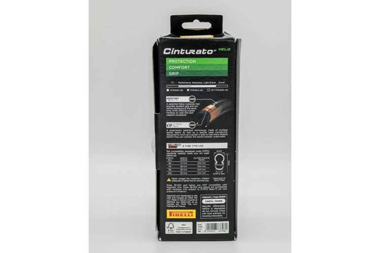 CUBIERTA PIRELLI CINTURATO VELO TLR 700X28 - Imagen 4