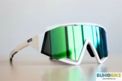 GAFAS CICLISMO KOO SPECTRO BLANCAS LENTE GREEN MIRROR