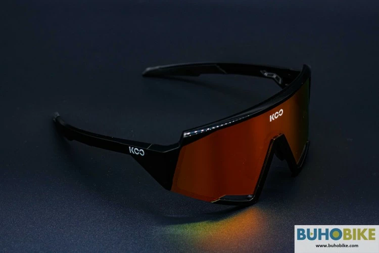 GAFAS CICLISMO KOO SPECTRO NEGRAS LENTE RED MIRROR - Imagen 2