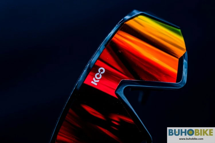 GAFAS CICLISMO KOO SPECTRO NEGRAS LENTE RED MIRROR - Imagen 3