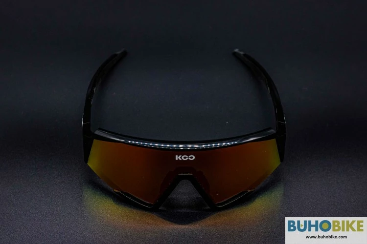 GAFAS CICLISMO KOO SPECTRO NEGRAS LENTE RED MIRROR - Imagen 4